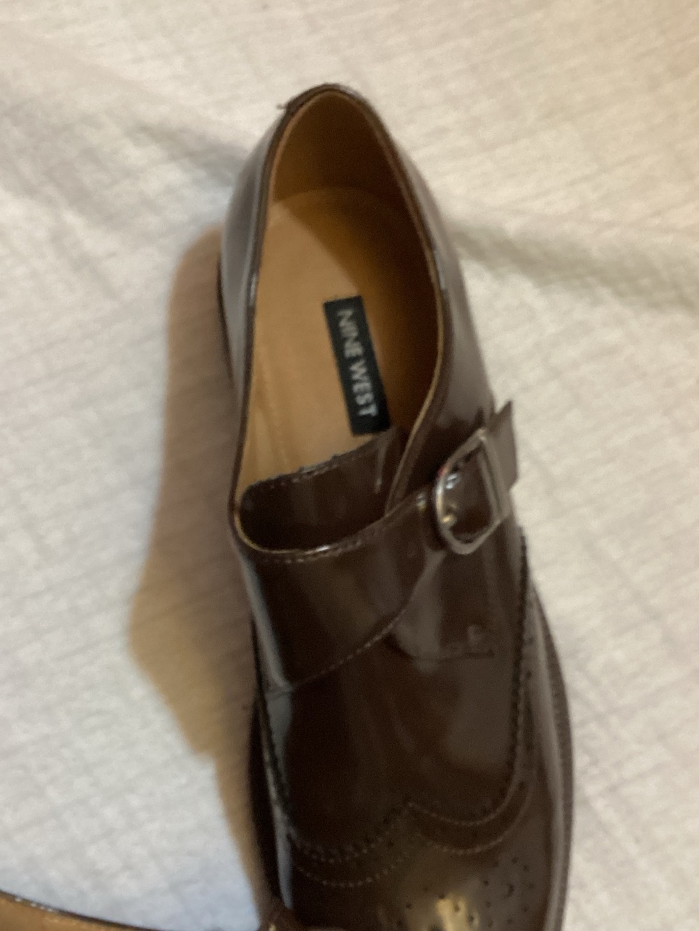 Brogue Monk Strap Oxfords Nine West - Picture 3 of 6